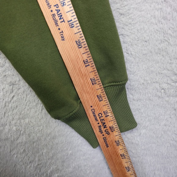 Carhartt Hoodie Mens M Green Loose Fit Rain Defender Utility Workwear Sweatshirt - Picture 12 of 15